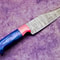 Custom Forged Damascus Kitchen Knife Durable Wooden Handle Cooking Knife 3