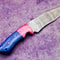 Authentic Damascus Steel Chef Knife Custom Wood Handle Knife With Sheath 2