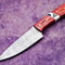 Artisan Damascus Steel Chef Knife Handmade Wood Handle Culinary Knife 0