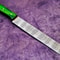 Signature Damascus Steel Chef Knife Handcrafted Wooden Handle Culinary Knife 1