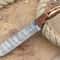 Custom Handmade Damascus Knife Durable Wood Handle Kitchen Master Knife 3
