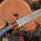Damascus Steel Chef Knife Handmade Wooden Handle With Sheath 1