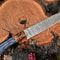 Damascus Steel Chef Knife Handmade Wooden Handle With Sheath 1
