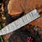 Damascus Steel Chef Knife Handmade Wooden Handle With Sheath 3