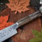 Handcrafted Damascus Steel Knife Wooden Handle Chef Tool 2