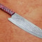 Custom Crafted Damascus Steel Knife Wooden Handle Kitchen Masterpiece 2