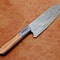 The Artisan Edge Handmade Damascus Steel Chef Knife With Wood Handle 1