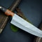 Handmade Damascus Steel Chef Knife With Wood Handle 0
