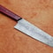 Custom Forged Damascus Kitchen Knife Wooden Handle 2