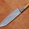 Damascus Steel Cooking Knife Handcrafted Wood Handle 4