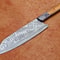 Damascus Steel Cooking Knife Handcrafted Wood Handle 0