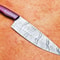 Handmade Kitchen Knife Forged Damascus Steel With Wood Handle 2