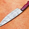 Handmade Kitchen Knife Forged Damascus Steel With Wood Handle 3