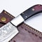 Handmade Kitchen Knife Forged Damascus Steel With Micarta Handle 1