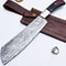 Handmade Kitchen Knife Forged Damascus Steel With Micarta Handle 0