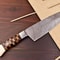 Hand Forged Damascus Steel Chef Knife With Leather Sheath Professional Kitchen Hunting Knife 0