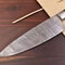 Hand Forged Damascus Steel Chef Knife With Leather Sheath Professional Kitchen Hunting Knife 3