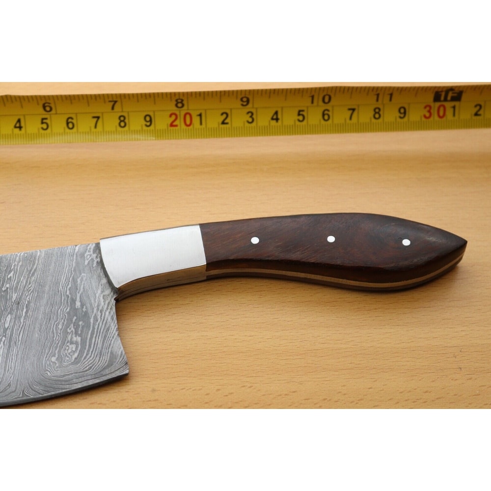 Custom Handmade Damascus Steel Camping Knife Outdoor Chef Knife 1
