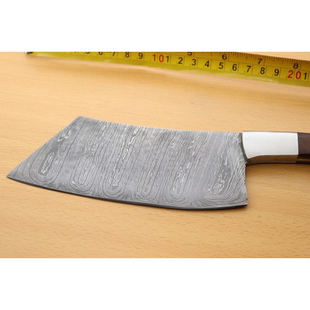 Custom Handmade Damascus Steel Camping Knife Outdoor Chef Knife 2