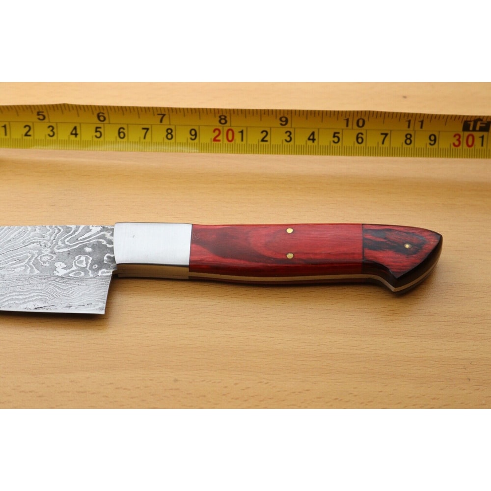 Damascus Steel Skinner Knife Handcrafted Hunting Camping Knife 2