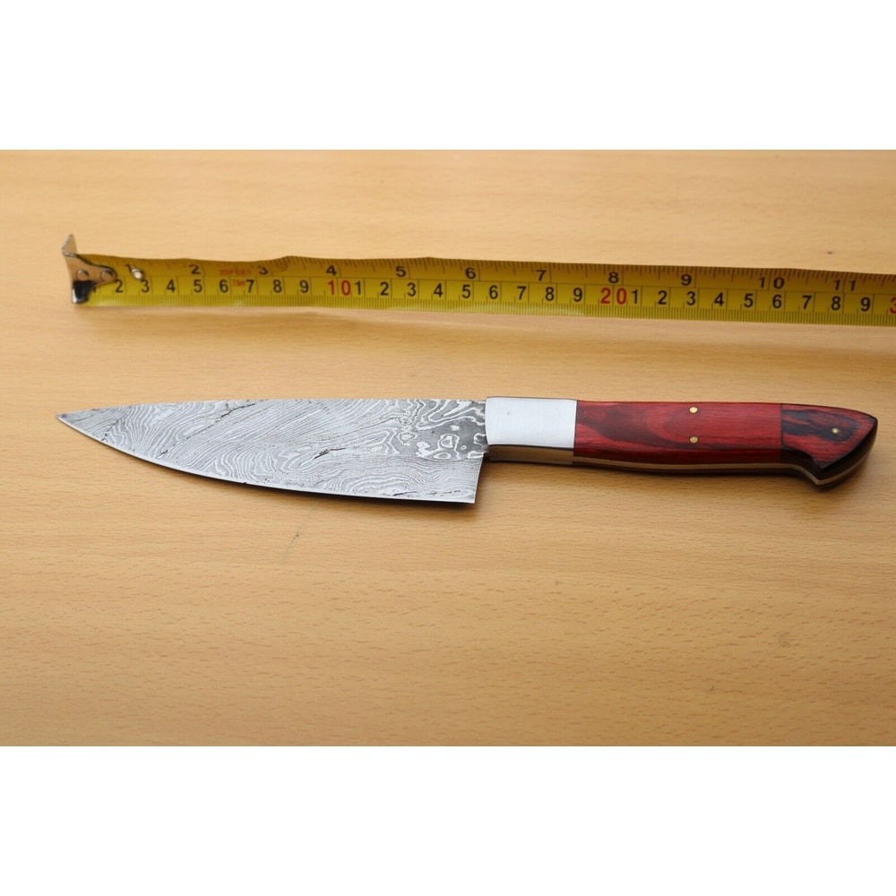 Damascus Steel Skinner Knife Handcrafted Hunting Camping Knife 0