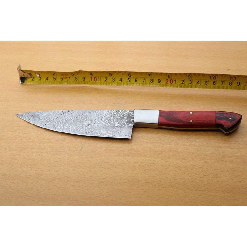 Damascus Steel Skinner Knife Handcrafted Hunting Camping Knife 0