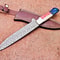 Rustic Handmade Damascus Steel Knife Hunting Camping Essential 2