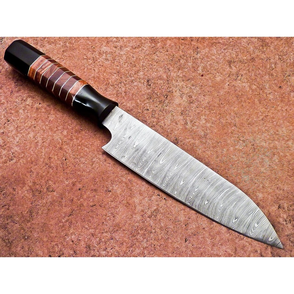 Custom Hand Forged Damascus Knife Chef Hunting Knife Gift 1