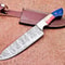 Traditional Damascus Steel Knife Handmade Wooden Handle Knife 0