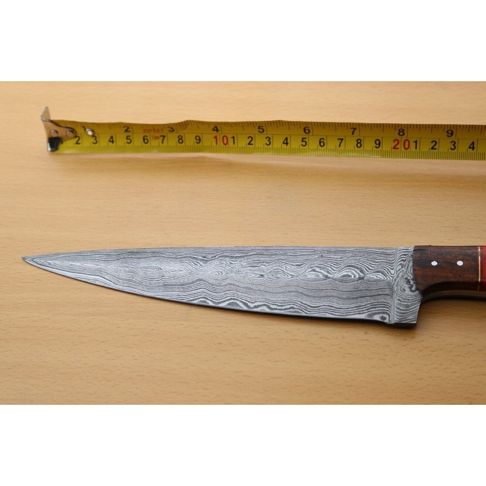 Premium Damascus Hunting Knife Handcrafted Wood Handle Knife 1