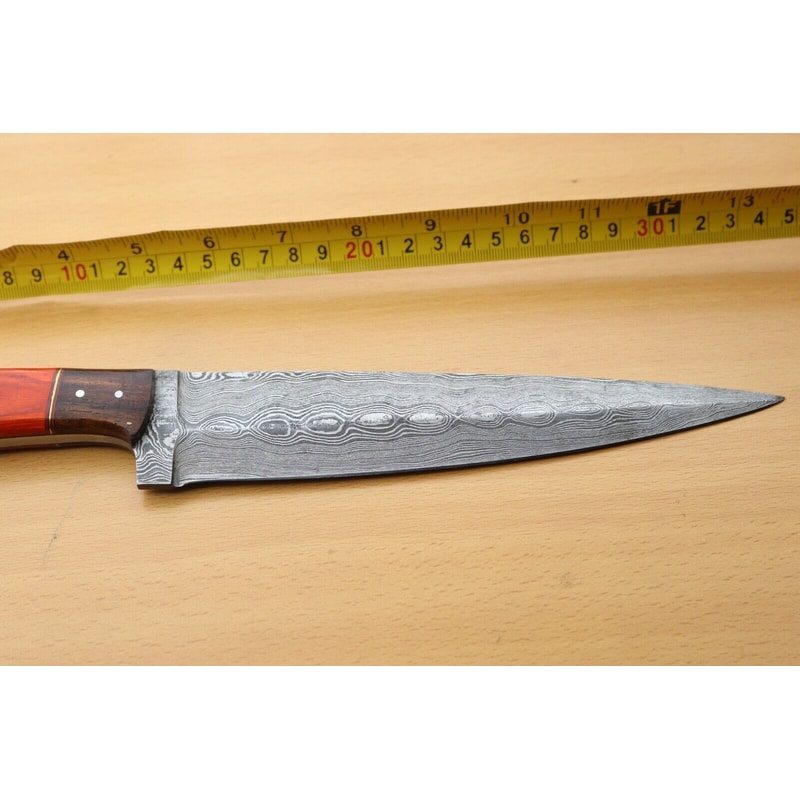 Premium Damascus Hunting Knife Handcrafted Wood Handle Knife 3