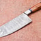 12 Custom Handmade Damascus Steel Cleaver Knife Professional Chef Chopper With Wooden Handle 0