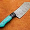 Custom Handmade Damascus Chef Cleaver Professional Kitchen Chopper Knife 1