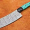 Custom Handmade Damascus Chef Cleaver Professional Kitchen Chopper Knife 0