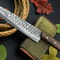 Custom Forged Damascus Steel Chef Knife Kitchen Knife Wood Handle 1