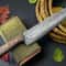 Custom Forged Damascus Steel Chef Knife Kitchen Knife Wood Handle 2