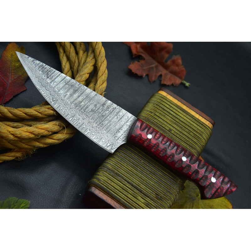 Luxury Handmade Damascus Chef Knife  Hardwood Handle Professional Knife 1