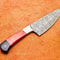 Custom Damascus Kitchen Knife Professional 12 Inch Hardwood Handle Chef Tool 1