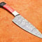 Custom Damascus Kitchen Knife Professional 12 Inch Hardwood Handle Chef Tool 2