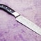 Hand Forged Damascus Steel Kitchen Chef Knife 12 INCH Blade Bull Horn Handle 2