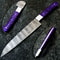 Handmade Damascus Chef Knife Forged Kitchen Blade Resin Handle Chef Gift Knife 0