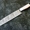 Custom Handmade Damascus Knife 13 Inch Chef Blade Resin Handle Unique Forged Pattern 3