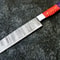 12 Custom Handmade Damascus Steel Chef Knife Forged Kitchen Knife With Hardwood Handle 3