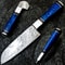 11 Custom Handmade Damascus Steel Chef Knife Forged Kitchen Knife With Hardwood Handle 0