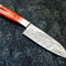 Custom Forged 11 Inch Damascus Steel Chef Knife Hardwood Handle Steel Bolster Handmade 1