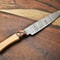 Custom Handmade Damascus Steel Chef Knife Full Tang Forged Blade 384 Layers High Carbon Steel 1