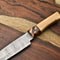 Custom Handmade Damascus Steel Chef Knife Full Tang Forged Blade 384 Layers High Carbon Steel 2
