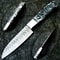 HandForged Damascus Steel Chef Knife Full Tang Kitchen Knife 384 Layers High Carbon Blade 0