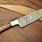 Custom Damascus Steel Chef Knife Handmade Full Tang Blade Forged Kitchen Sport Knife 1