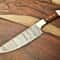Custom Damascus Steel Chef Knife Handmade Full Tang Blade Forged Kitchen Sport Knife 0